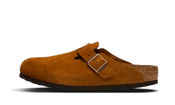 Birkenstock Boston Soft Footbed Suede Mink - Exclufy