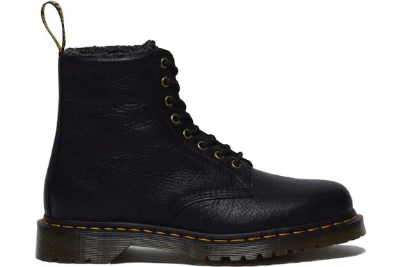 Dr. Martens 1460 Faux Fur Lined Boot Black - Exclufy
