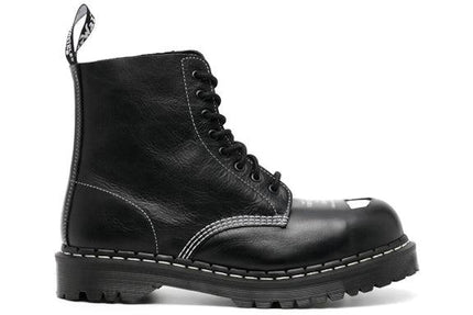 Dr. Martens 1460 Pascal Bex Exposed Steel Toe Lace Up Boots Black - Exclufy
