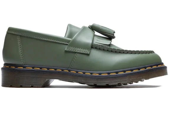 Dr. Martens Adrian Tassel Loafer Khaki Green - Exclufy
