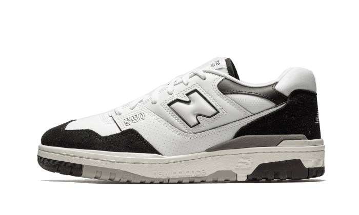 New Balance 550 White Black Rain Cloud - Exclufy