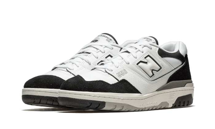 New Balance 550 White Black Rain Cloud - Exclufy