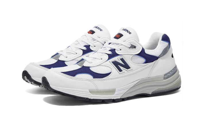 New Balance 992 White Navy - Exclufy