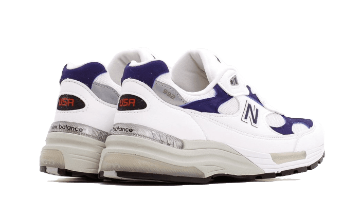 New Balance 992 White Navy - Exclufy