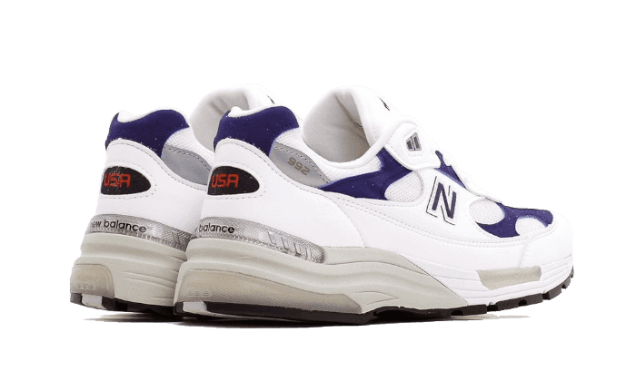 New Balance 992 White Navy - Exclufy