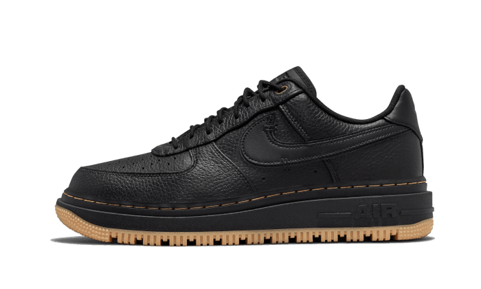 Nike Air Force 1 Low Luxe Black Gum - Exclufy