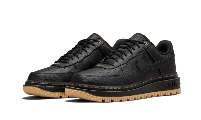 Nike Air Force 1 Low Luxe Black Gum - Exclufy