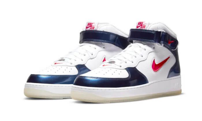 Nike Air Force 1 Mid University Red Midnight Navy - Exclufy