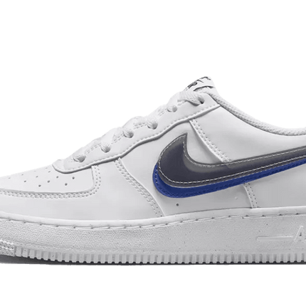 Nike Air Force 1 Low Impact Next Nature Double Swoosh White Black Blue - Exclufy