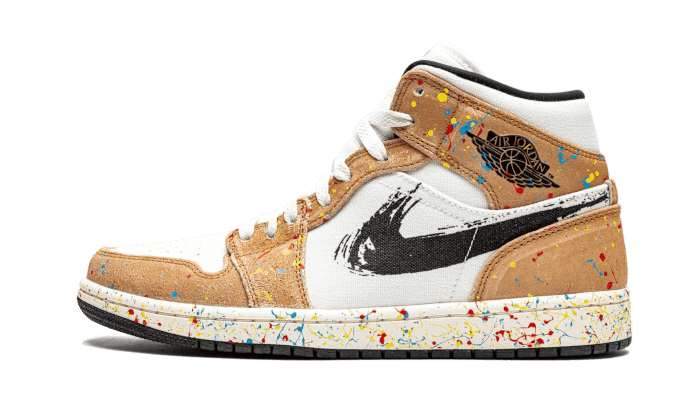 Air Jordan 1 Mid SE Brushstroke - Exclufy