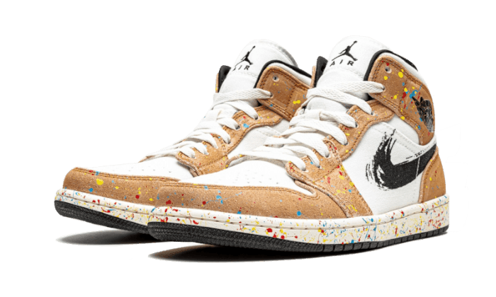 Air Jordan 1 Mid SE Brushstroke - Exclufy