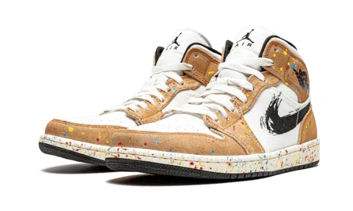 Air Jordan 1 Mid SE Brushstroke - Exclufy