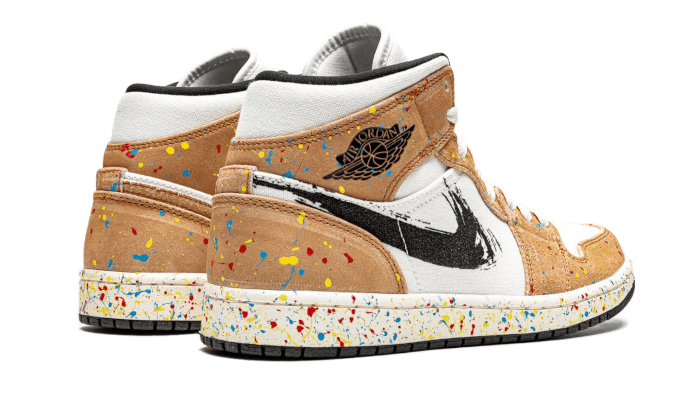 Air Jordan 1 Mid SE Brushstroke - Exclufy