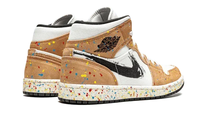 Air Jordan 1 Mid SE Brushstroke - Exclufy