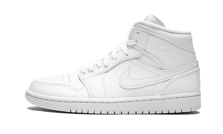 Air Jordan 1 Mid Triple White - Exclufy