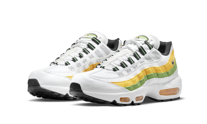 Nike Air Max 95 Essential White Green Apple Tour Yellow - Exclufy