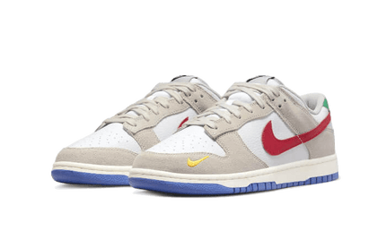 Nike Dunk Low Light Iron Ore Red Blue - Exclufy