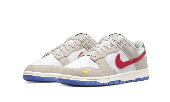 Nike Dunk Low Light Iron Ore Red Blue - Exclufy