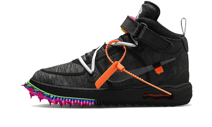 Nike Air Force 1 Mid Off-White Clear Black - Exclufy