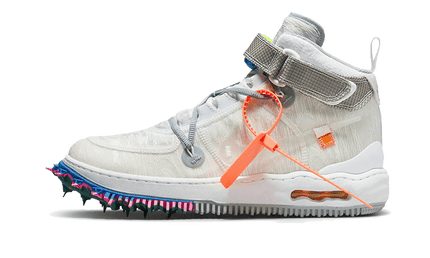 Nike Air Force 1 Mid Off-White Clear White - Exclufy