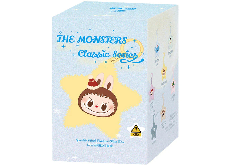 Pop Mart Labubu The Monsters Classic Series Sparkly Plush Pendant Single Blind Box - Exclufy