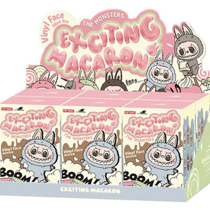 Pop Mart Labubu The Monsters Tasty Macarons Vinyl Face Sealed Case (6 Blind Boxes) - Exclufy