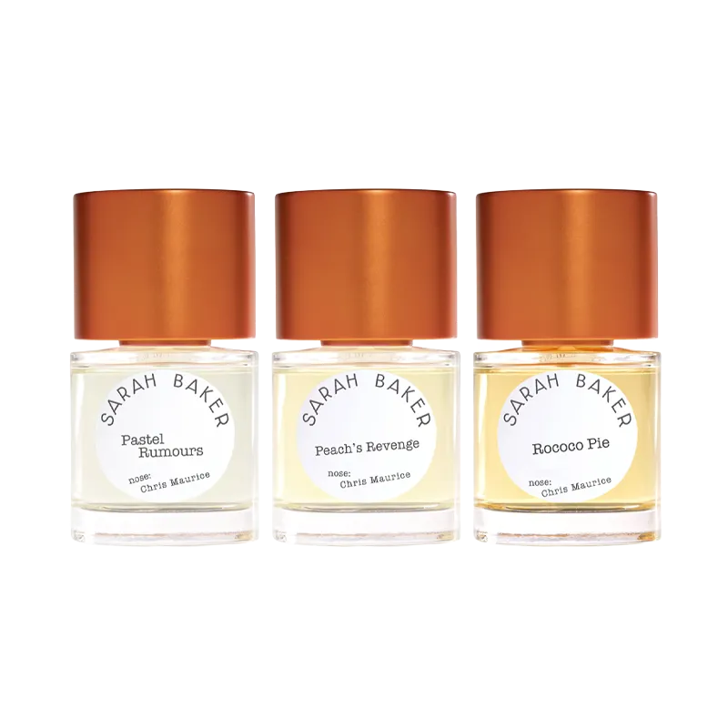 Sarah Baker The Peach Trilogy 3x30ml