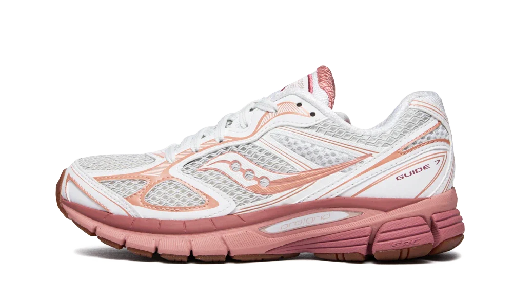 Saucony ProGrid Guide 7 White Peach