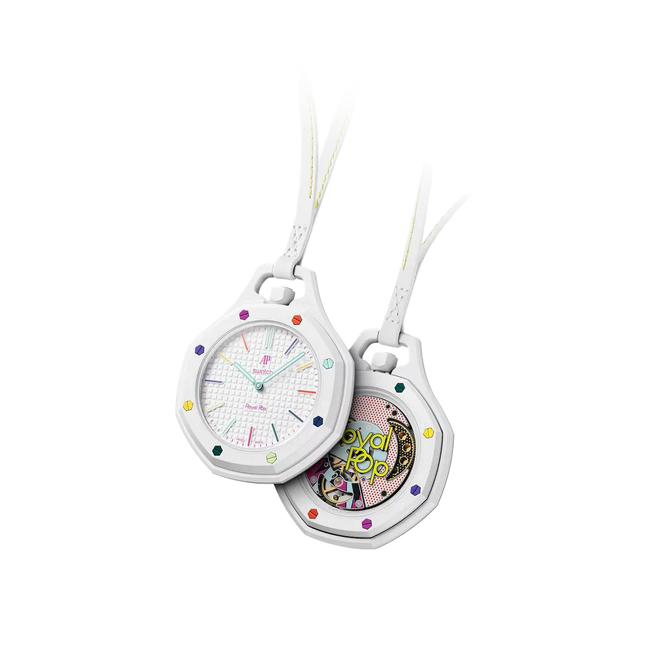 https://cdn.shopify.com/s/files/1/2358/2817/files/Swatch_Audemars_Piguet_Royal_Pop_Collection_Pocket_Watch_Huit_Blanc_1.webp?v=1778662613