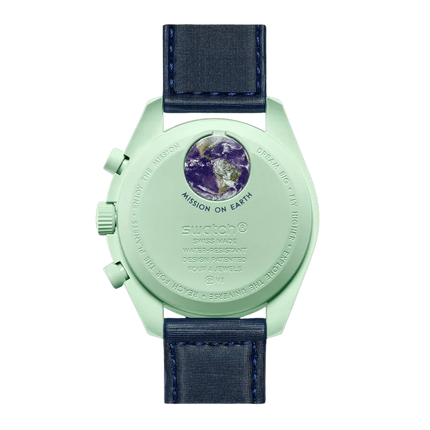 Swatch x Omega Bioceramic Moonswatch Mission to Earth - Exclufy