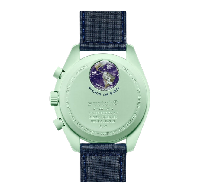 Swatch x Omega Bioceramic Moonswatch Mission to Earth