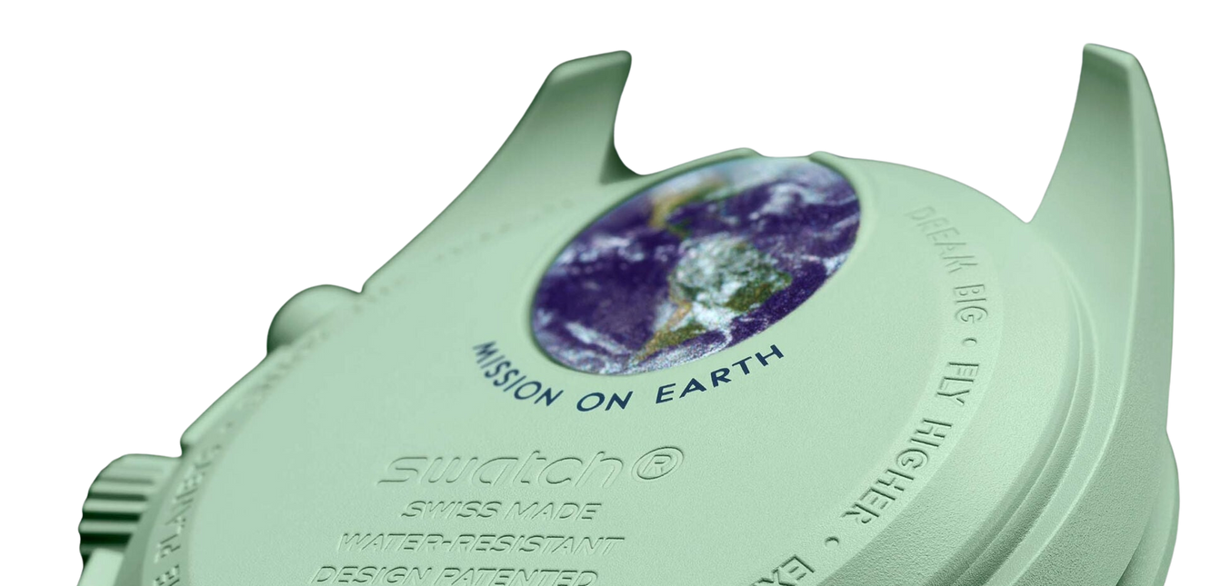 Swatch x Omega Bioceramic Moonswatch Mission to Earth