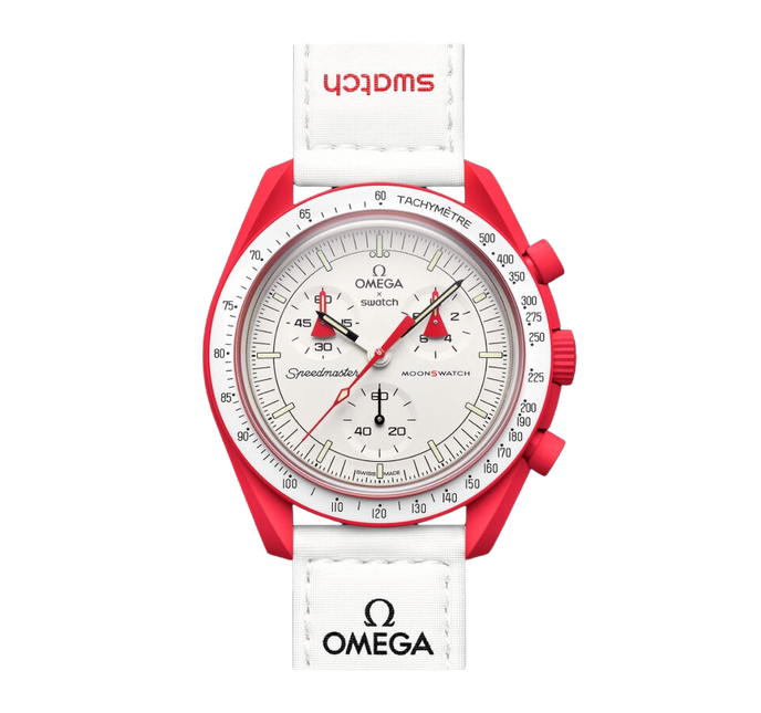 Swatch x Omega Bioceramic Moonswatch Mission to Mars