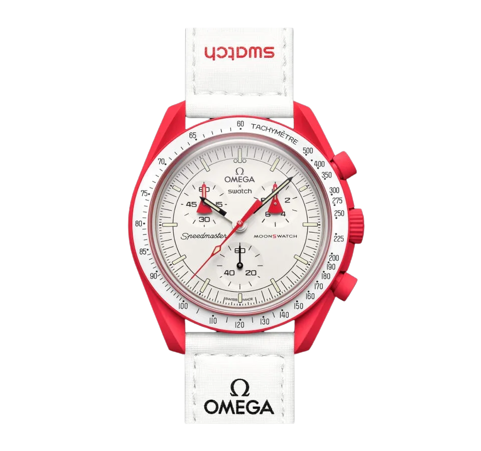 Swatch x Omega Bioceramic Moonswatch Mission to Mars - Exclufy