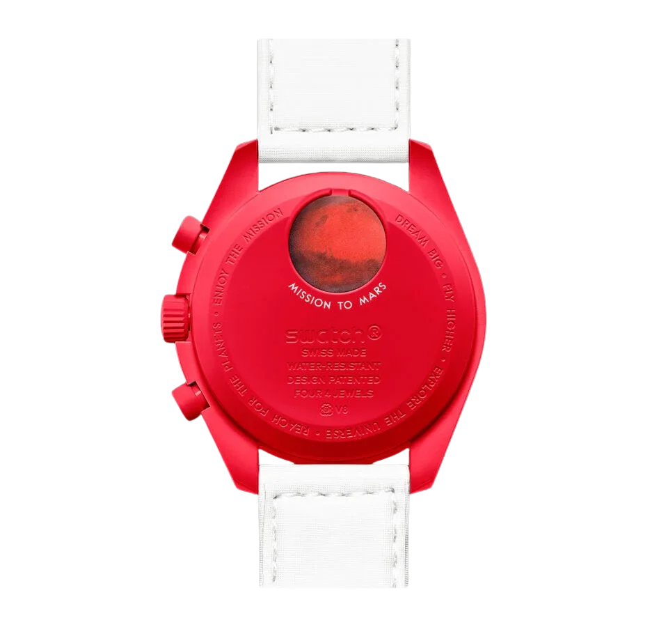 Swatch x Omega Bioceramic Moonswatch Mission to Mars - Exclufy