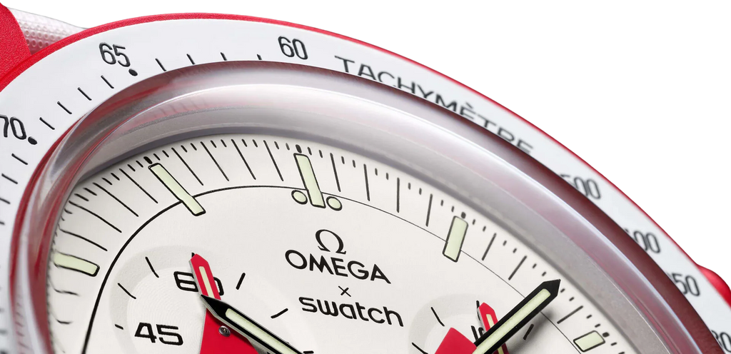 Swatch x Omega Bioceramic Moonswatch Mission to Mars - Exclufy