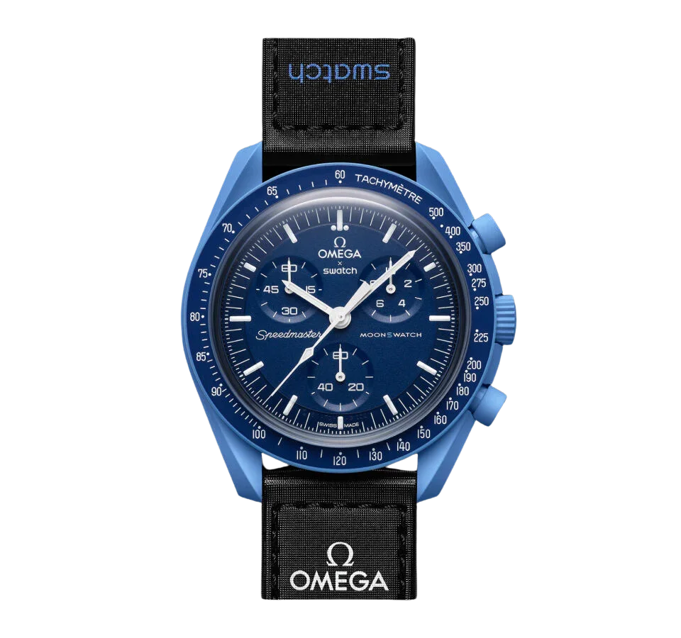Swatch x Omega Bioceramic Moonswatch Mission to Neptune - Exclufy
