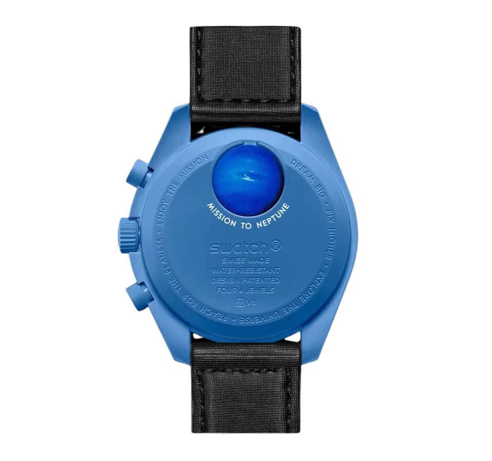 Swatch x Omega Bioceramic Moonswatch Mission to Neptune - Exclufy