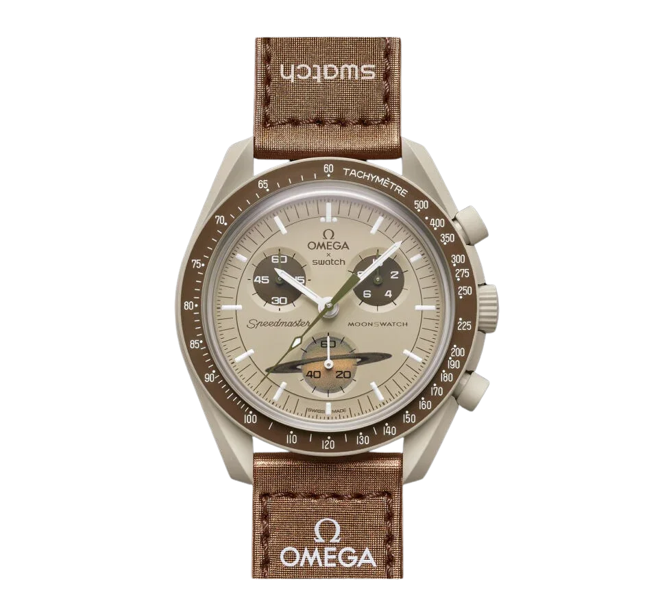 Swatch x Omega Bioceramic Moonswatch Mission to Saturn - Exclufy