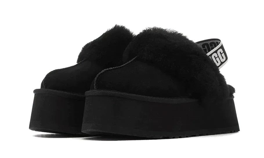 UGG Funkette Slipper Black - Exclufy