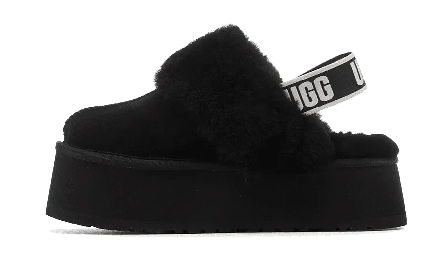 UGG Funkette Slipper Black - Exclufy