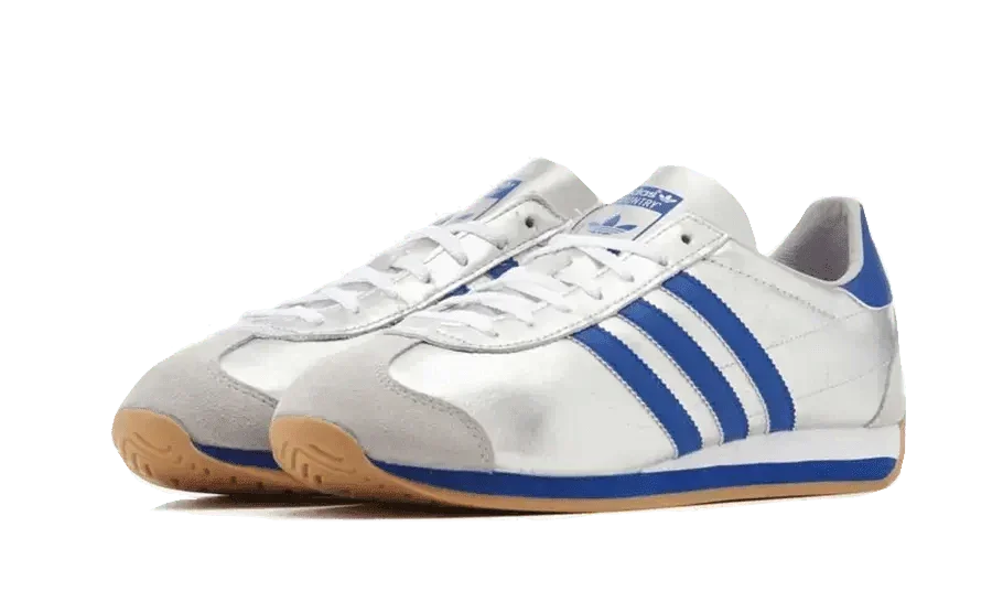 Adidas Country OG Matte Silver Bright Blue - Exclufy