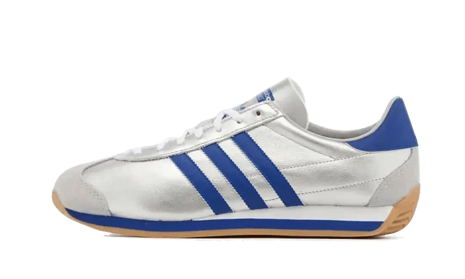 Adidas Country OG Matte Silver Bright Blue - Exclufy
