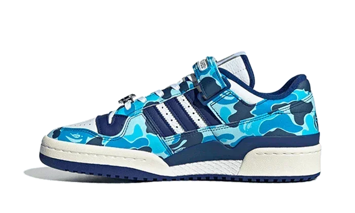 Adidas Forum 84 Low Bape 30th Anniversary Blue Camo - Exclufy