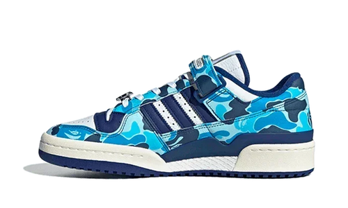 Adidas Forum 84 Low Bape 30th Anniversary Blue Camo - Exclufy