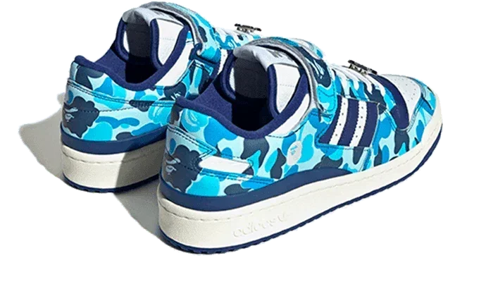 Adidas Forum 84 Low Bape 30th Anniversary Blue Camo - Exclufy