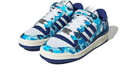 Adidas Forum 84 Low Bape 30th Anniversary Blue Camo