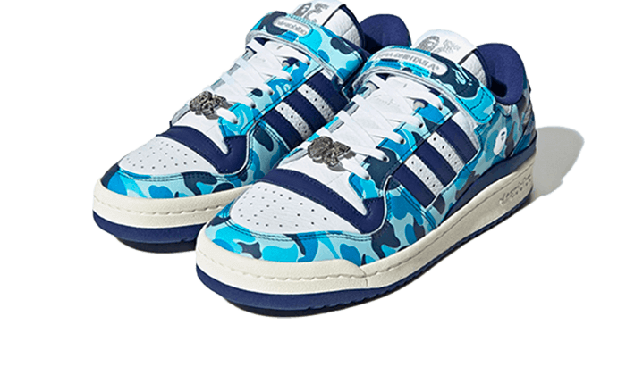 Adidas Forum 84 Low Bape 30th Anniversary Blue Camo