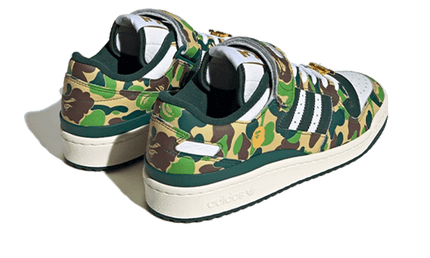 Adidas Forum 84 Low Bape 30th Anniversary Green Camo