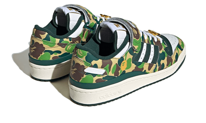 Adidas Forum 84 Low Bape 30th Anniversary Green Camo